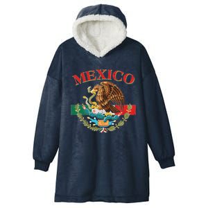 Mexico Flag Eagle Mexican Independence Day Hooded Wearable Blanket