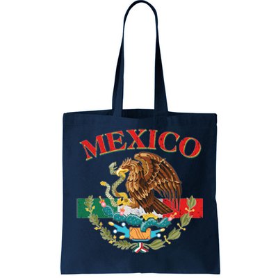 Mexico Flag Eagle Mexican Independence Day Tote Bag