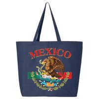 Mexico Flag Eagle Mexican Independence Day 25L Jumbo Tote