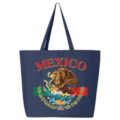 Mexico Flag Eagle Mexican Independence Day 25L Jumbo Tote