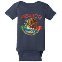 Mexico Flag Eagle Mexican Independence Day Baby Bodysuit