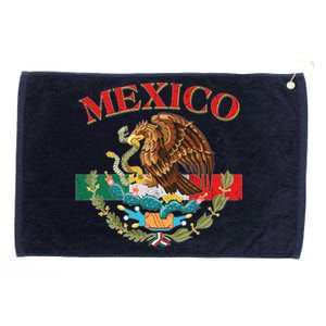 Mexico Flag Eagle Mexican Independence Day Grommeted Golf Towel