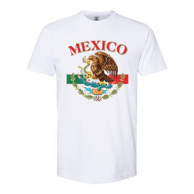 Mexico Flag Eagle Mexican Independence Day Softstyle CVC T-Shirt