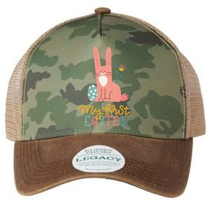 My First Easter Cute Bunny Holiday Legacy Tie Dye Trucker Hat