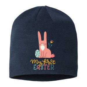 My First Easter Cute Bunny Holiday Sustainable Beanie