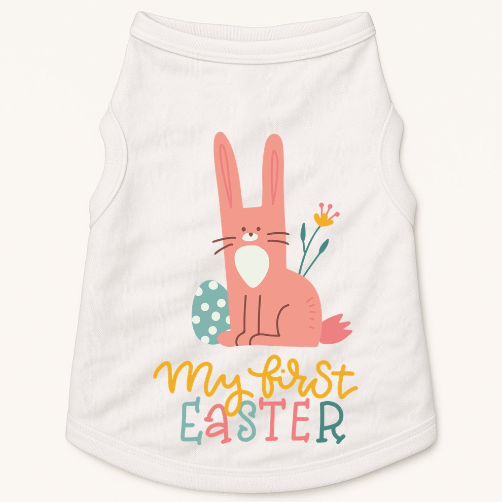 My First Easter Cute Bunny Holiday Doggie Tank