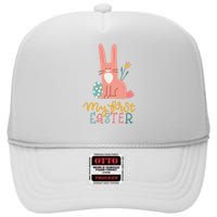 My First Easter Cute Bunny Holiday High Crown Mesh Back Trucker Hat