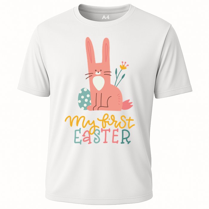 My First Easter Cute Bunny Holiday Cooling Performance Crew T-Shirt