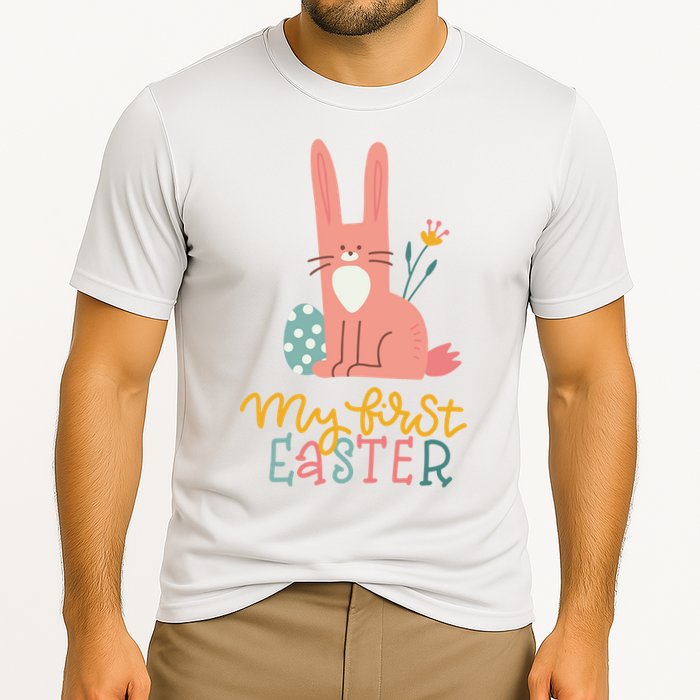 My First Easter Cute Bunny Holiday Cooling Performance Crew T-Shirt