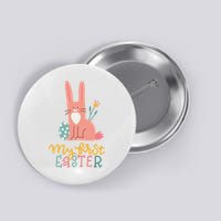 My First Easter Cute Bunny Holiday Button