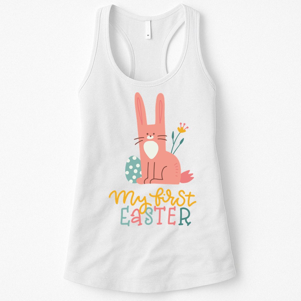 My First Easter Cute Bunny Holiday Womens Tank Top