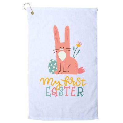 My First Easter Cute Bunny Holiday Golf Towel