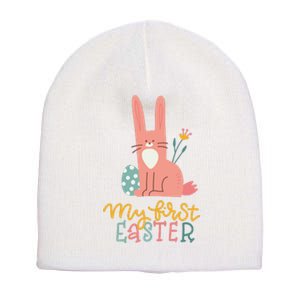 My First Easter Cute Bunny Holiday Short Acrylic Beanie