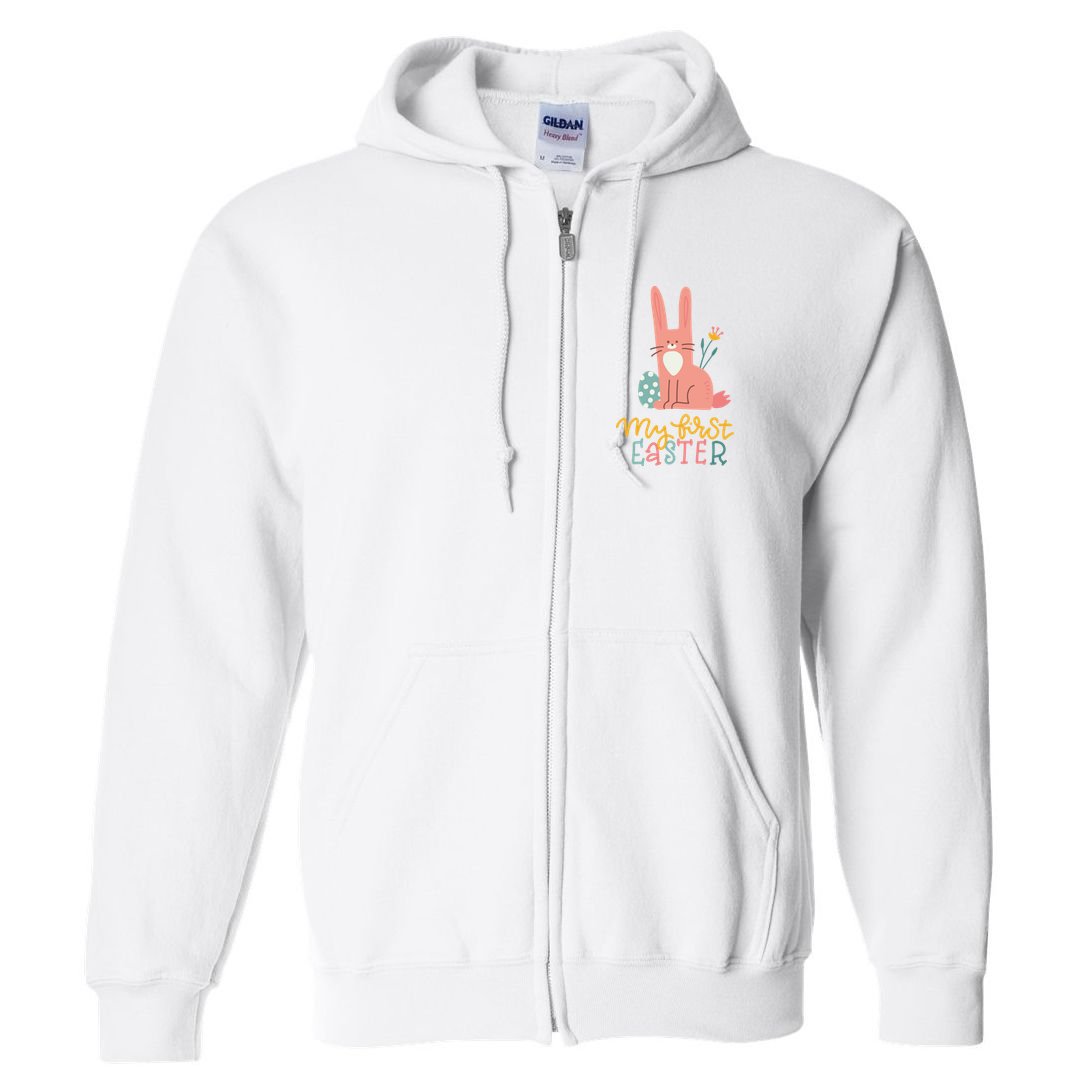 My First Easter Cute Bunny Holiday Full Zip Hoodie