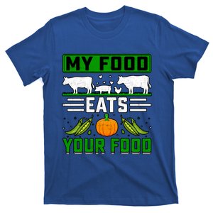 My Food Eats Your Food Anti Vegan Meat Lover Funny Saying Cute Gift T-Shirt