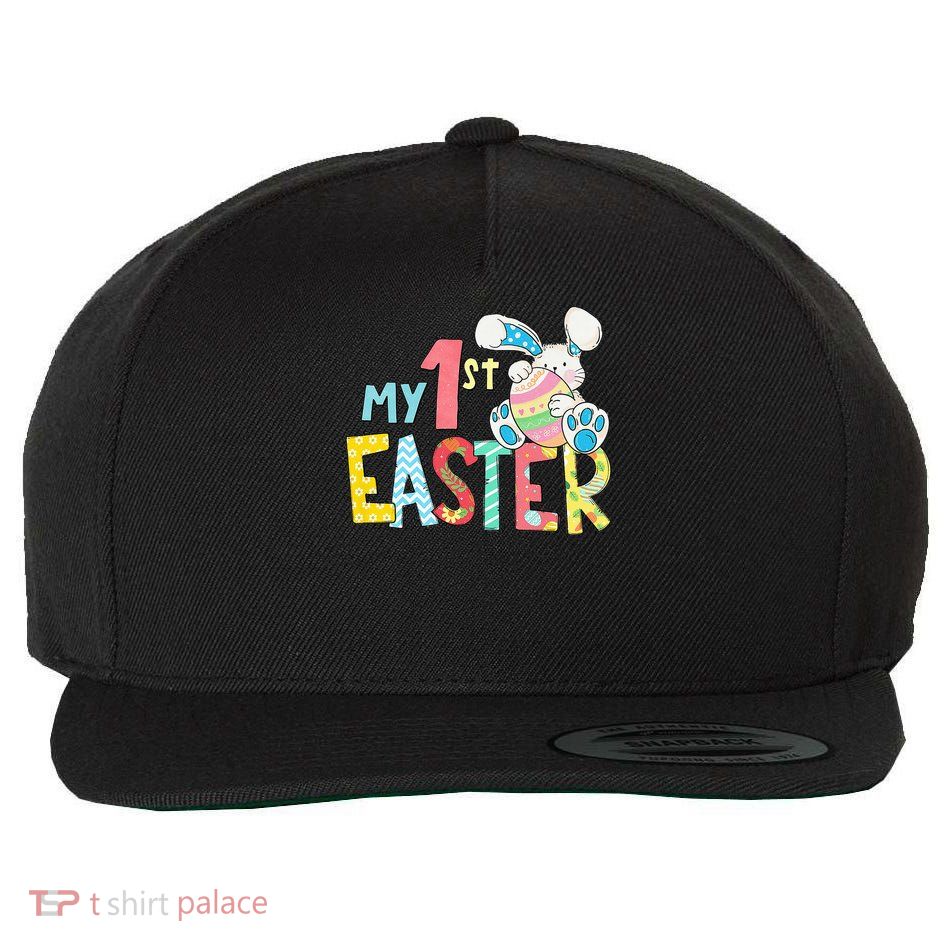 My First Easter Cute Easter Bunny Wool Snapback Cap