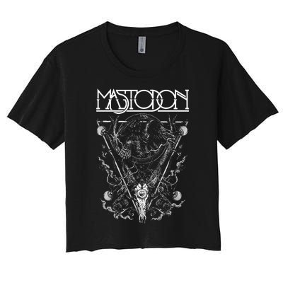 Mastodon Five Eyes Women's Crop Top Tee