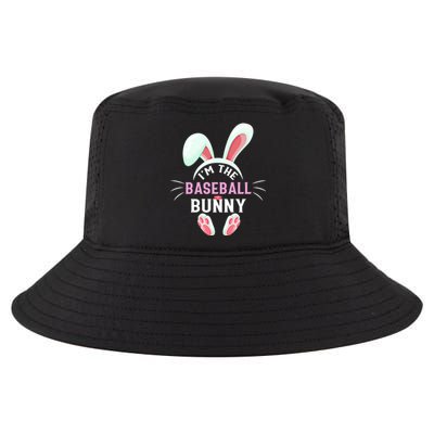 Matching Family Easter Party Graphic I'm The Baseball Bunny Cute Gift Cool Comfort Performance Bucket Hat