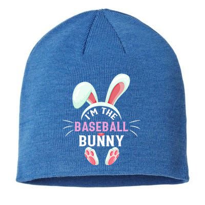 Matching Family Easter Party Graphic I'm The Baseball Bunny Cute Gift Sustainable Beanie