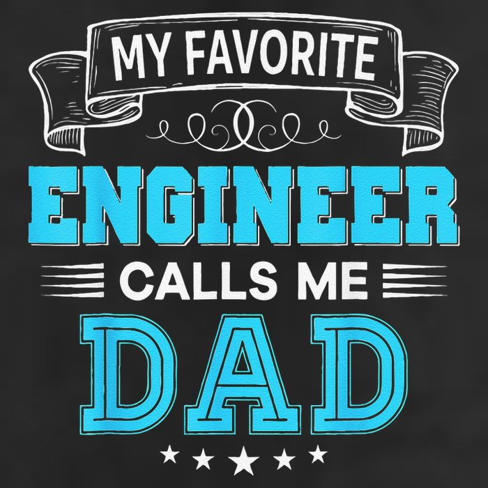 My Favorite Engineer Calls Me Dad Dad Mom Mother Father Day Golf Towel