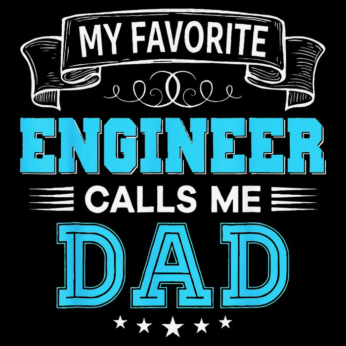 My Favorite Engineer Calls Me Dad Dad Mom Mother Father Day Cropped Pullover Crew