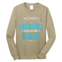 My Favorite Engineer Calls Me Dad Dad Mom Mother Father Day Long Sleeve Shirt