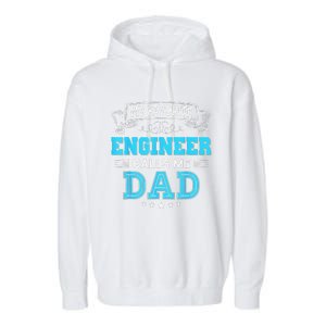 My Favorite Engineer Calls Me Dad Dad Mom Mother Father Day Garment-Dyed Fleece Hoodie