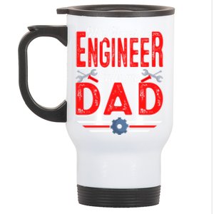 My Favorite Engineer Calls Me Dad Engineering Papa Cute Gift Stainless Steel Travel Mug