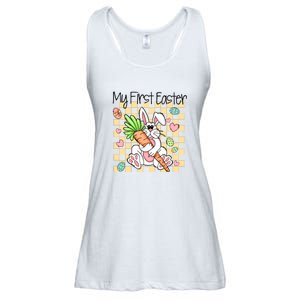 My First Easter Cute Bunny Carrot Easter Day Gift Ladies Essential Flowy Tank