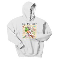 My First Easter Cute Bunny Carrot Easter Day Gift Kids Hoodie