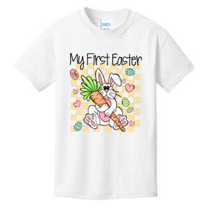 My First Easter Cute Bunny Carrot Easter Day Gift Kids T-Shirt