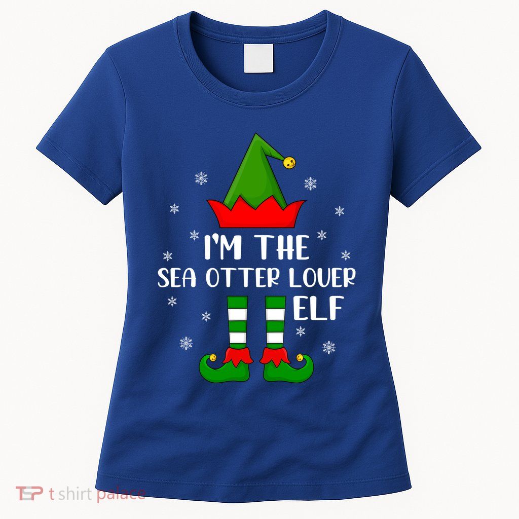 Matching Family Funny I'm The Sea Otter Lover Christmas Gift Womens T-Shirt