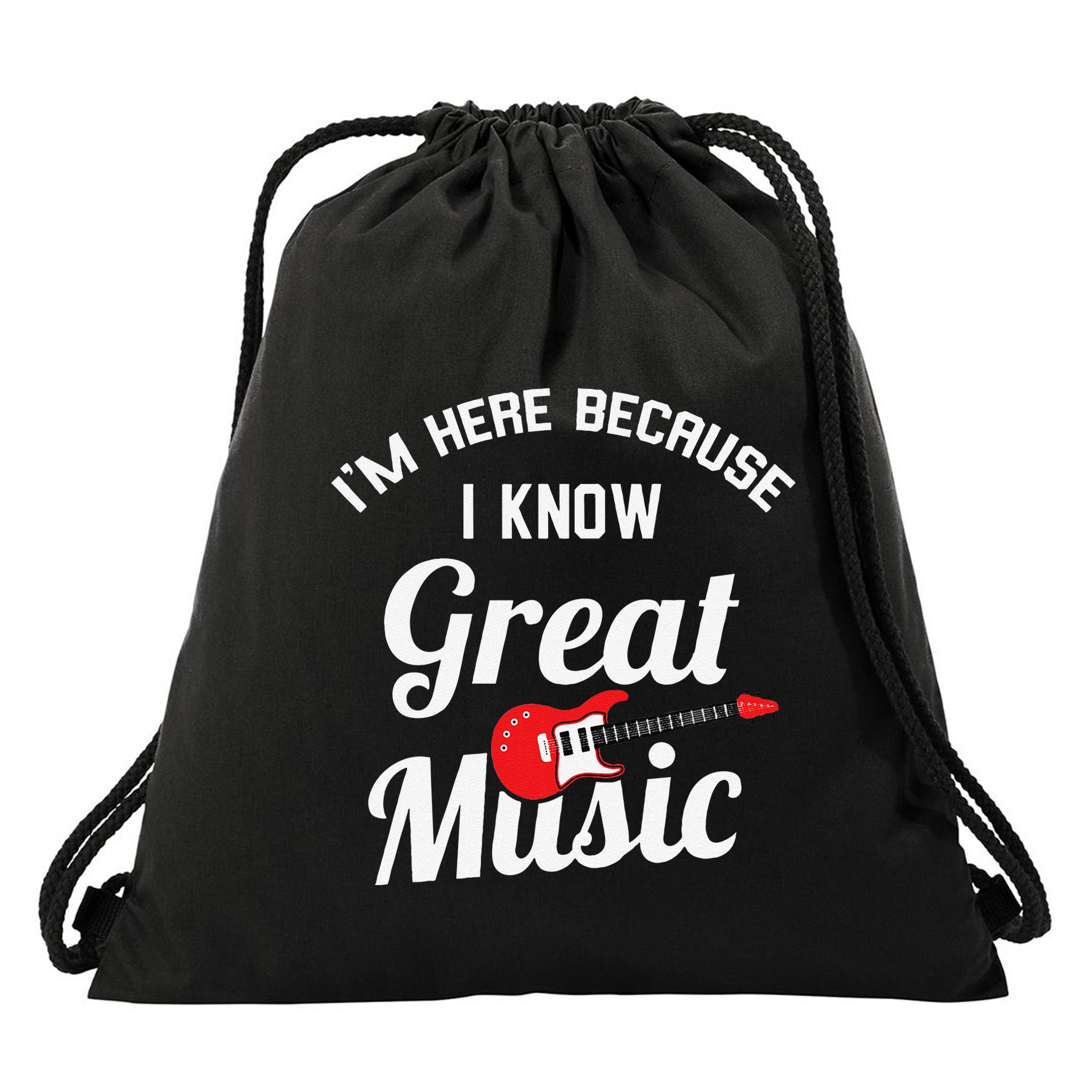 Music Festival Funny Concert Goer Expert Drawstring Bag