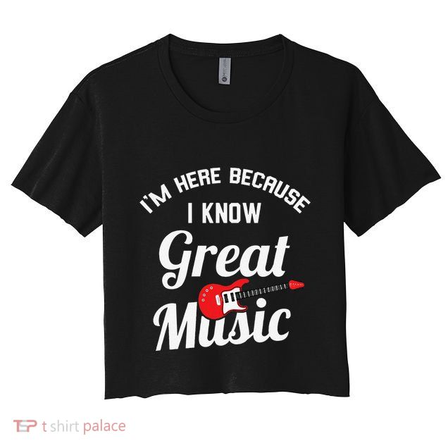 Music Festival Funny Concert Goer Expert Crop Top