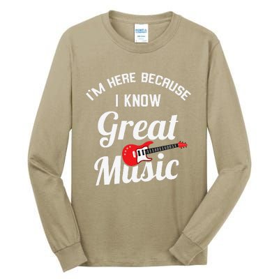 Music Festival Funny Concert Goer Expert Tall Long Sleeve T-Shirt