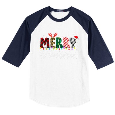 Merry Friendsmas Friends Christmas Matching Xmas Gift  Baseball Sleeve Shirt