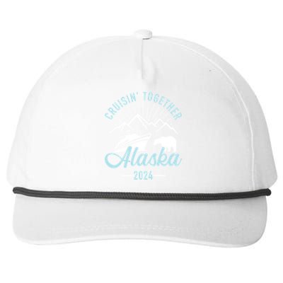 Matching Family Friends And Group Alaska Cruise 2024 Gift Snapback Five-Panel Rope Hat