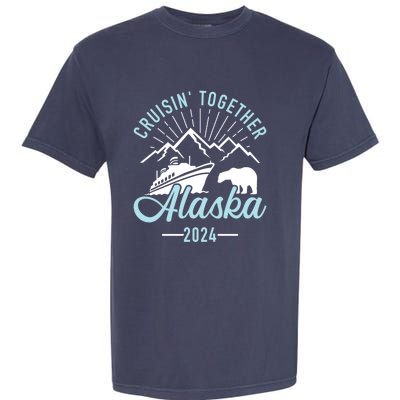 Matching Family Friends And Group Alaska Cruise 2024 Gift Garment-Dyed Heavyweight T-Shirt