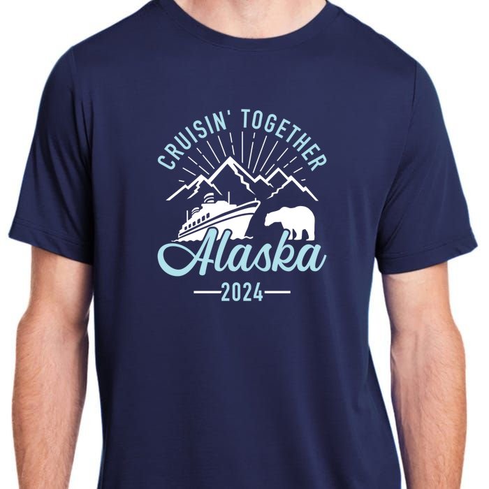 Matching Family Friends And Group Alaska Cruise 2024 Gift Adult ChromaSoft Performance T-Shirt