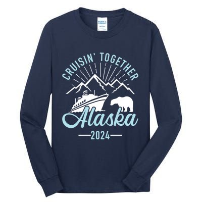 Matching Family Friends And Group Alaska Cruise 2024 Gift Tall Long Sleeve T-Shirt