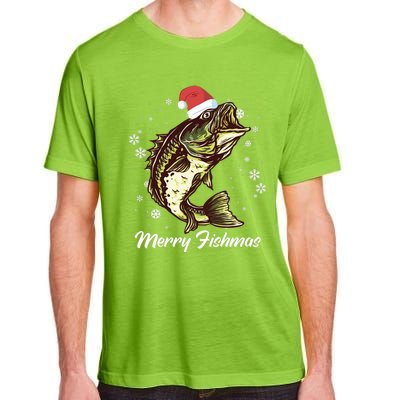 Merry Fishmas Funny Xmas Holidays Christmas Cute Gift Adult ChromaSoft Performance T-Shirt