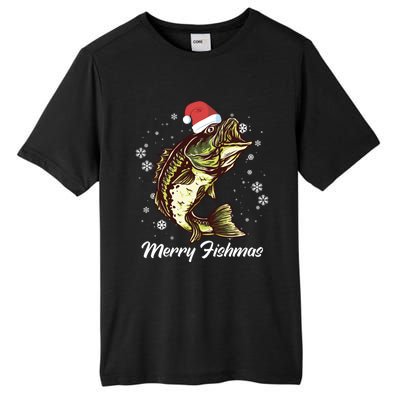 Merry Fishmas Funny Xmas Holidays Christmas Cute Gift Tall Fusion ChromaSoft Performance T-Shirt