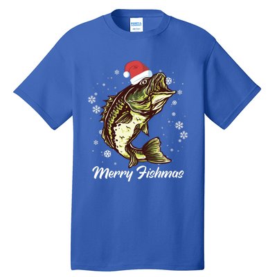 Merry Fishmas Funny Xmas Holidays Christmas Cute Gift Tall T-Shirt