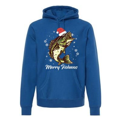 Merry Fishmas Funny Xmas Holidays Christmas Cute Gift Premium Hoodie