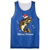 Merry Fishmas Funny Xmas Holidays Christmas Cute Gift Mesh Reversible Basketball Jersey Tank