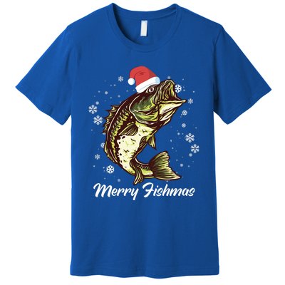 Merry Fishmas Funny Xmas Holidays Christmas Cute Gift Premium T-Shirt