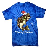 Merry Fishmas Funny Xmas Holidays Christmas Cute Gift Tie-Dye T-Shirt