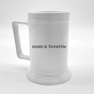 MomS Favorite Funny Daughter Trendy Favorite Gift Beer Stein