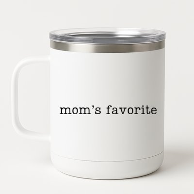 MomS Favorite Funny Daughter Trendy Favorite Gift 12 oz Stainless Steel Tumbler Cup