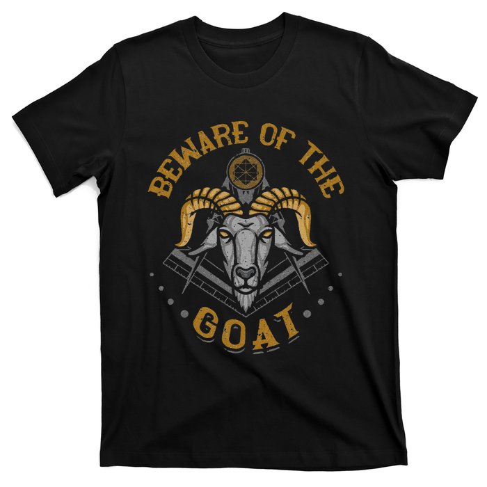 Masonic Freemasonry Fraternal Square Compass Beware Of The T-Shirt